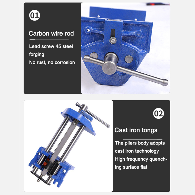 Woodworking Vice Quick Release - Étau de menuisier en acier au