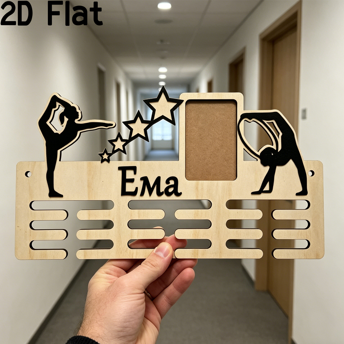 Woodworking Laser - 1 pièce Support mural en bois