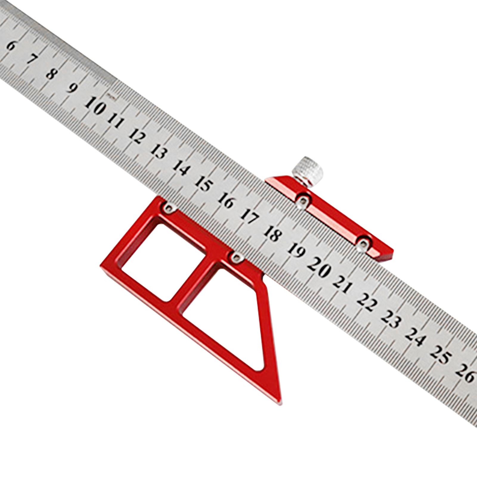 Woodworking For Engineers - Règle d'angle triangulaire 45/90 degrés, règle