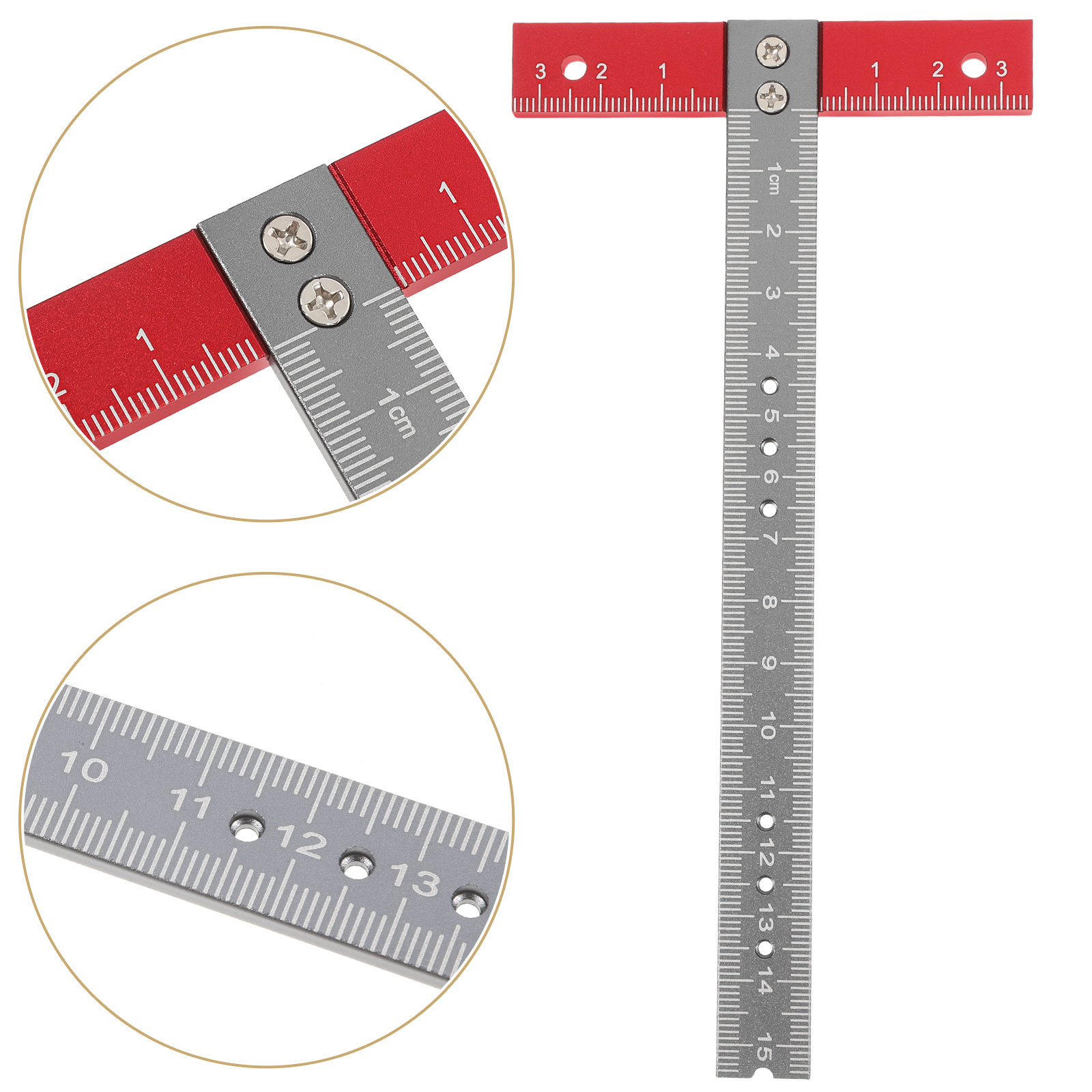 Woodworking Product - Règle en T en alliage d'aluminium,