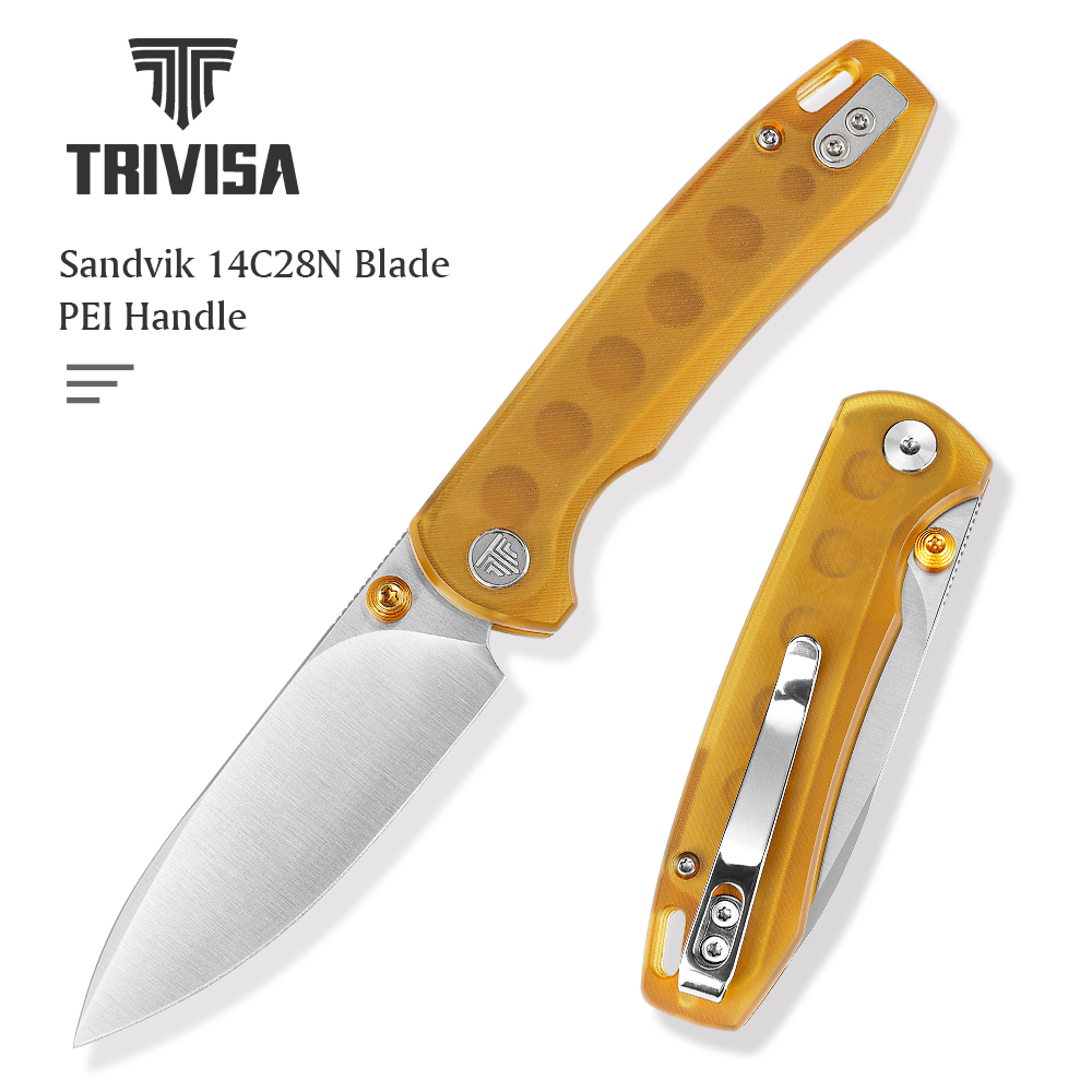 Woodworking Gifts For Men - Couteau de poche TRIVISA Dragonfly pour