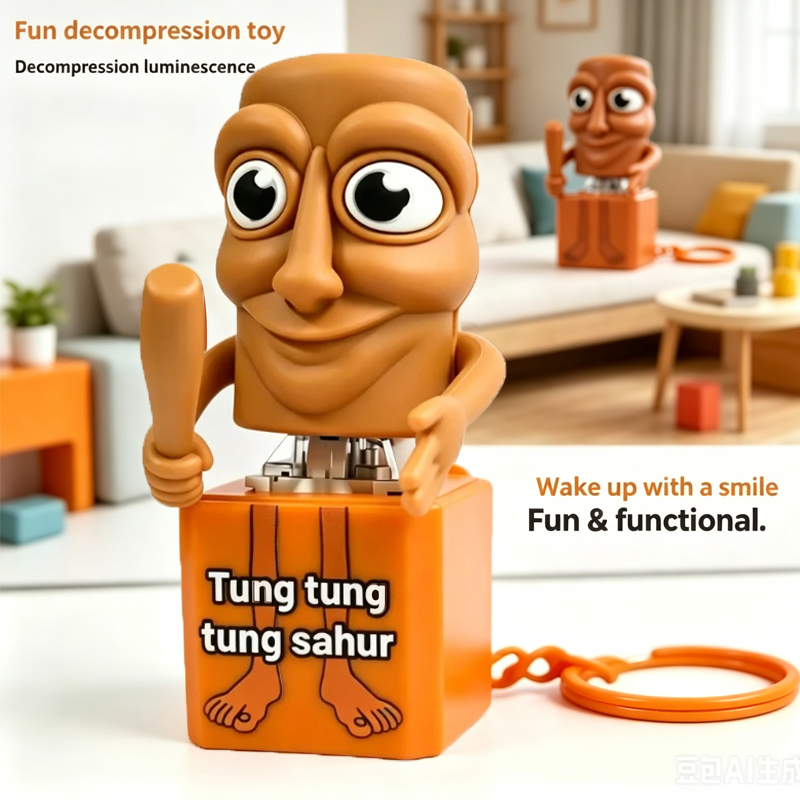 Woodworking Ideas - Nouveau porte-clés Tung Tung Tung Sahur,