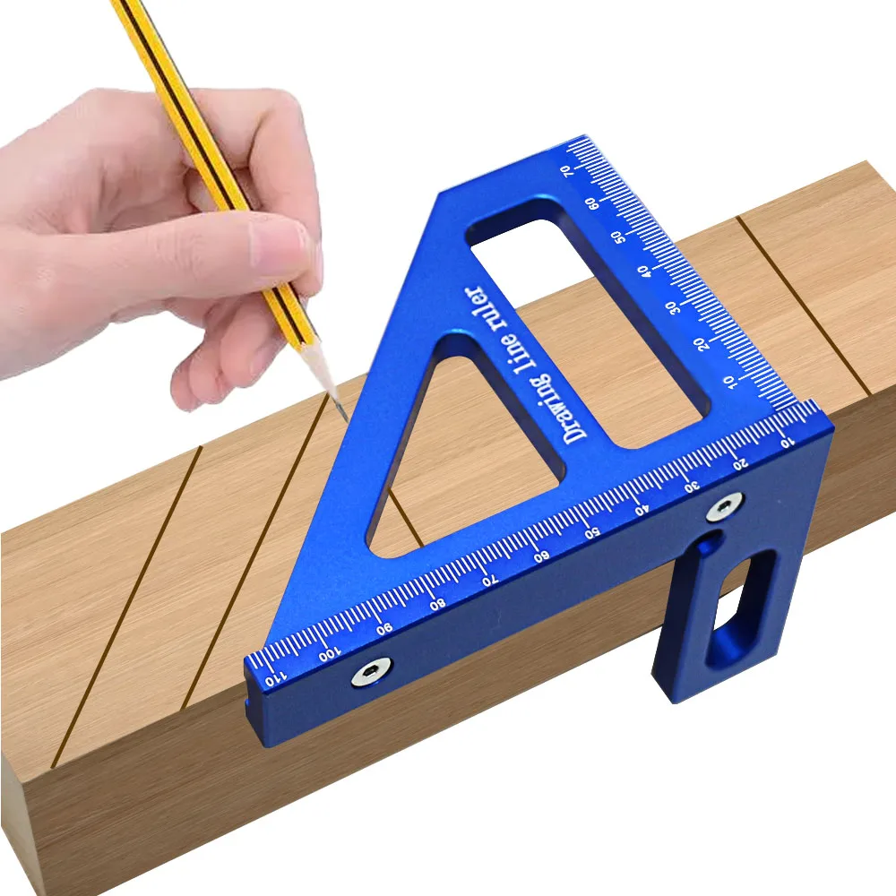 Woodworking For Engineers - Équerre de menuisier en alliage d'aluminium,