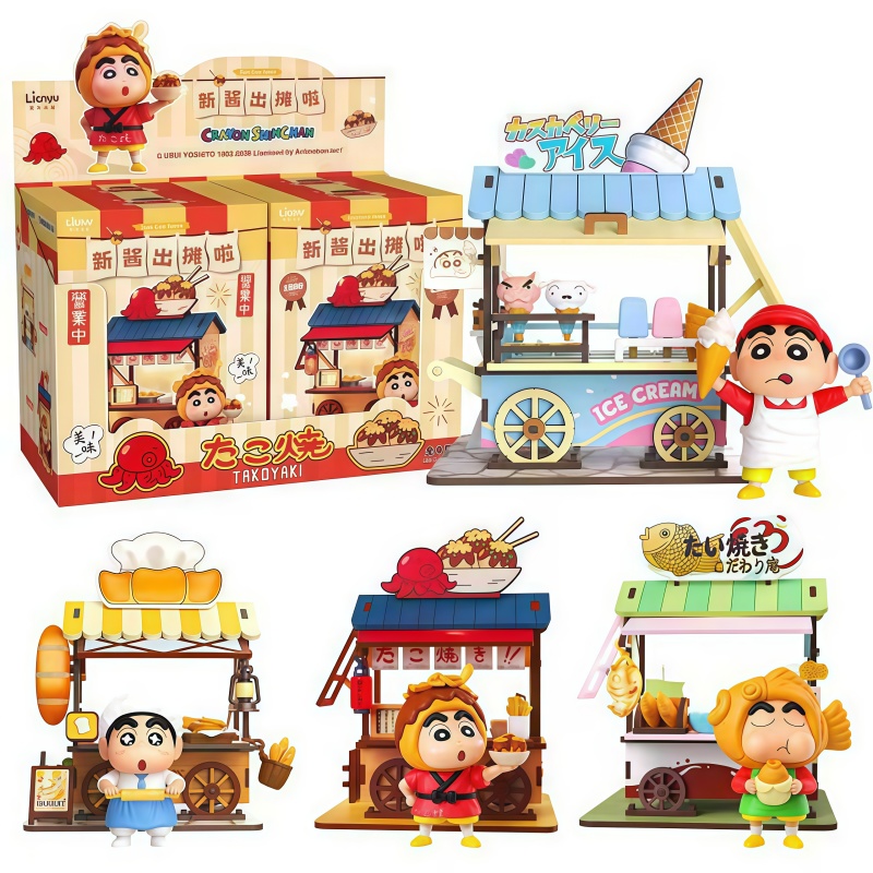 Woodworking Ideas - Crayon Shin-chan Food Cart Blind Box