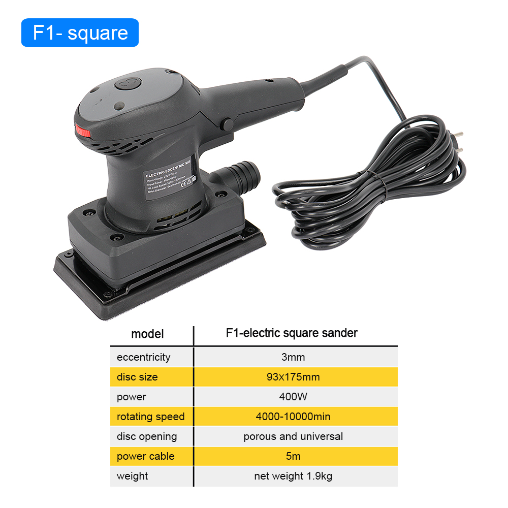 Ponceuse orbitale électrique 4 - Woodworking Machinery avis et prix