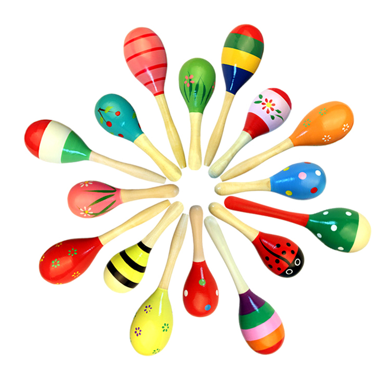 Maracas en bois colorées, four - Woodworking School avis et prix