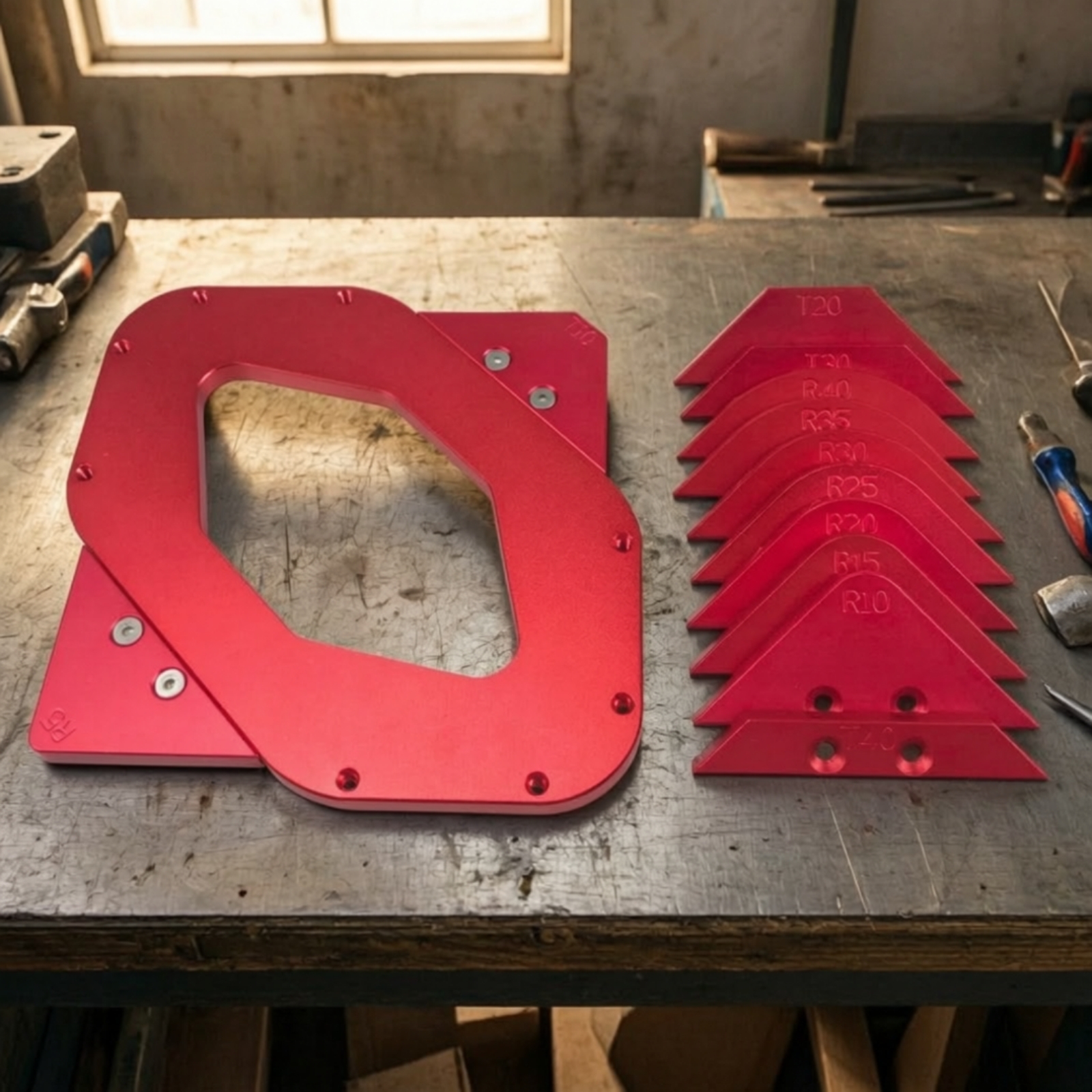 Gabarit d'angle pour routeur a - Woodworking Edge avis et prix