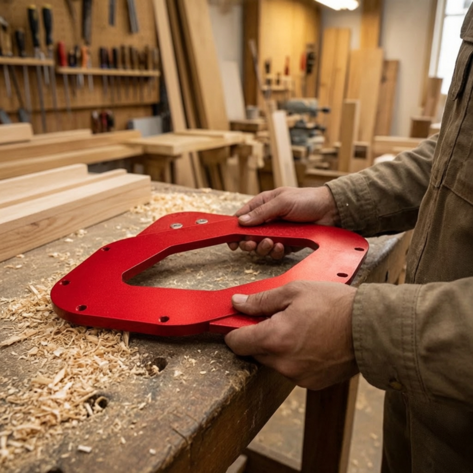 Gabarit d'angle pour routeur a - Woodworking Edge avis et prix