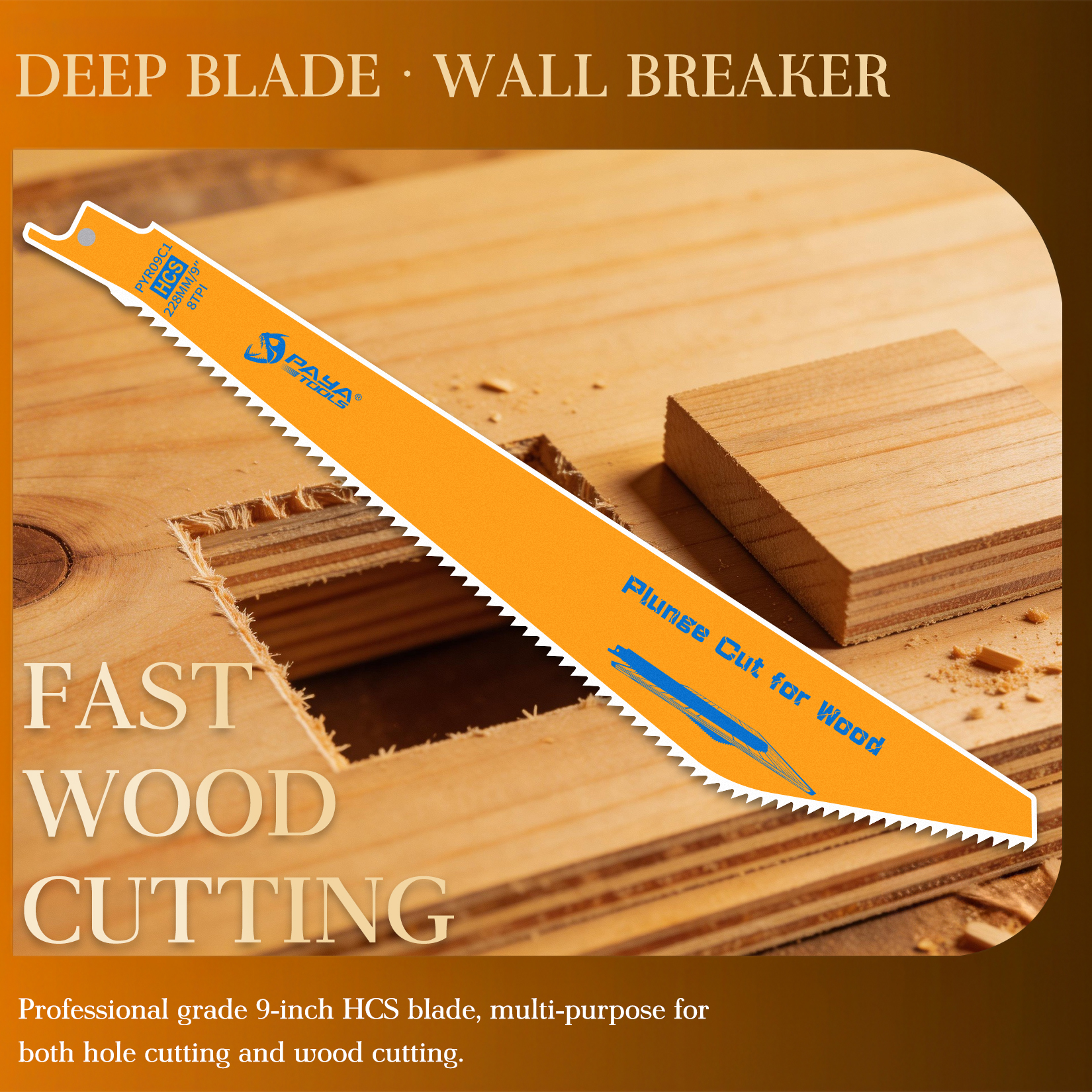 Lames de scie sabre HCS 9 pouc - Woodworking Edge avis et prix