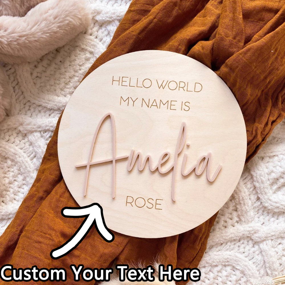 Plaque de nom personnalisée en - Woodworking Laser avis et prix