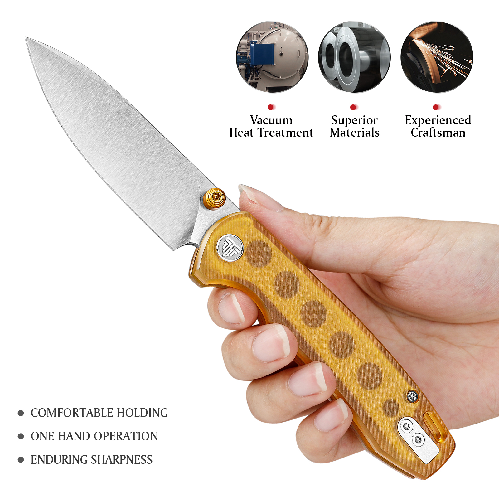 Couteau de poche TRIVISA Drago - Woodworking Gifts For Men avis et prix