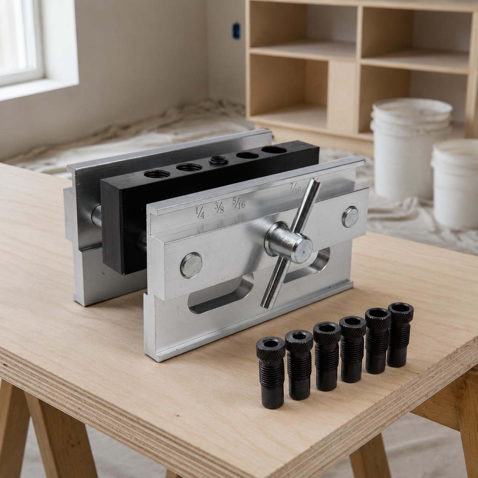 Gabarit de perçage auto-centra - Woodworking Joinery avis et prix