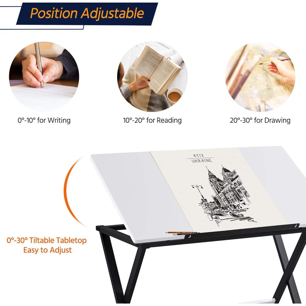 Table de dessin ou bureau d'ar - Woodworking Or Woodworking avis et prix
