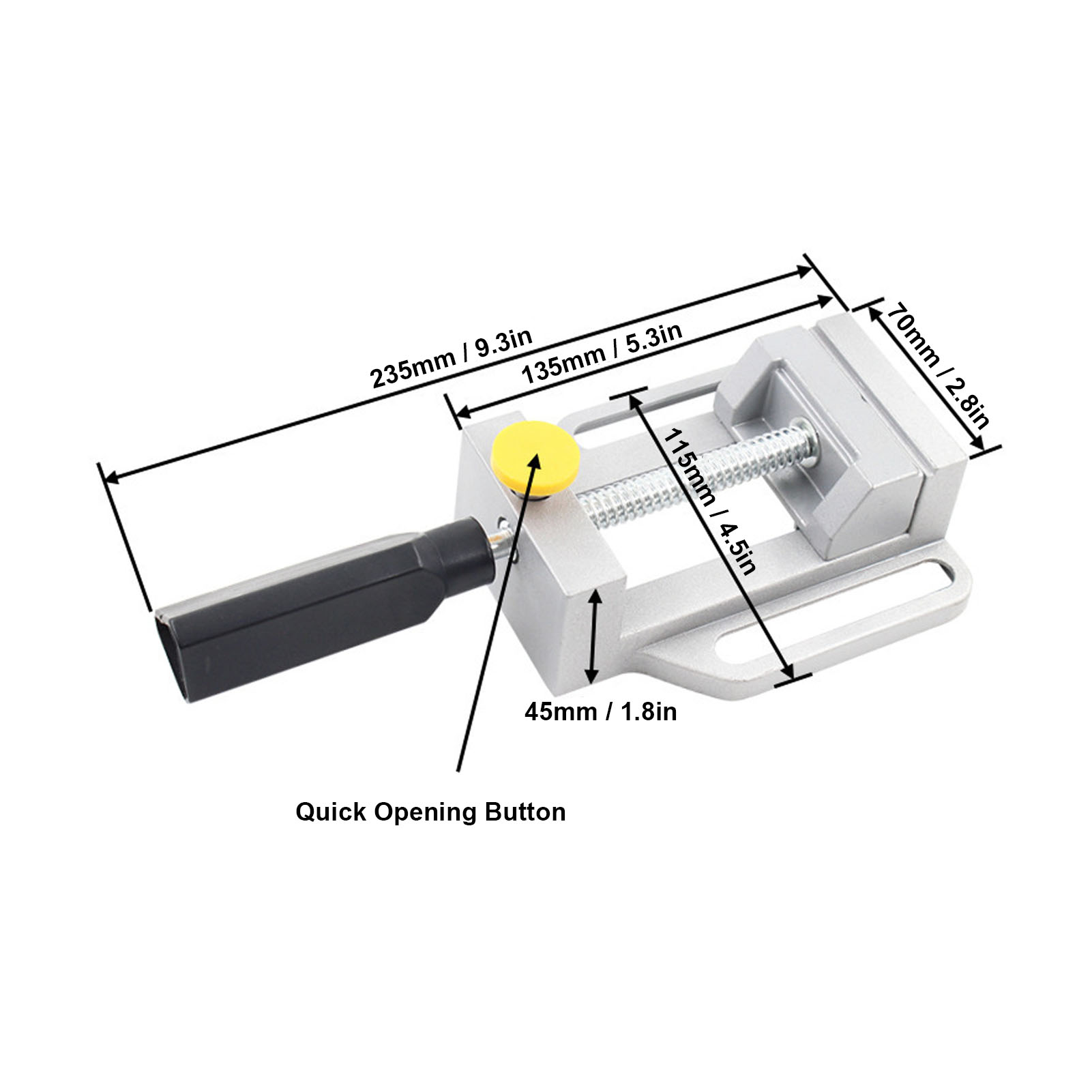 Foret presse étau de serrage à - Woodworking Vice Quick Release avis et prix