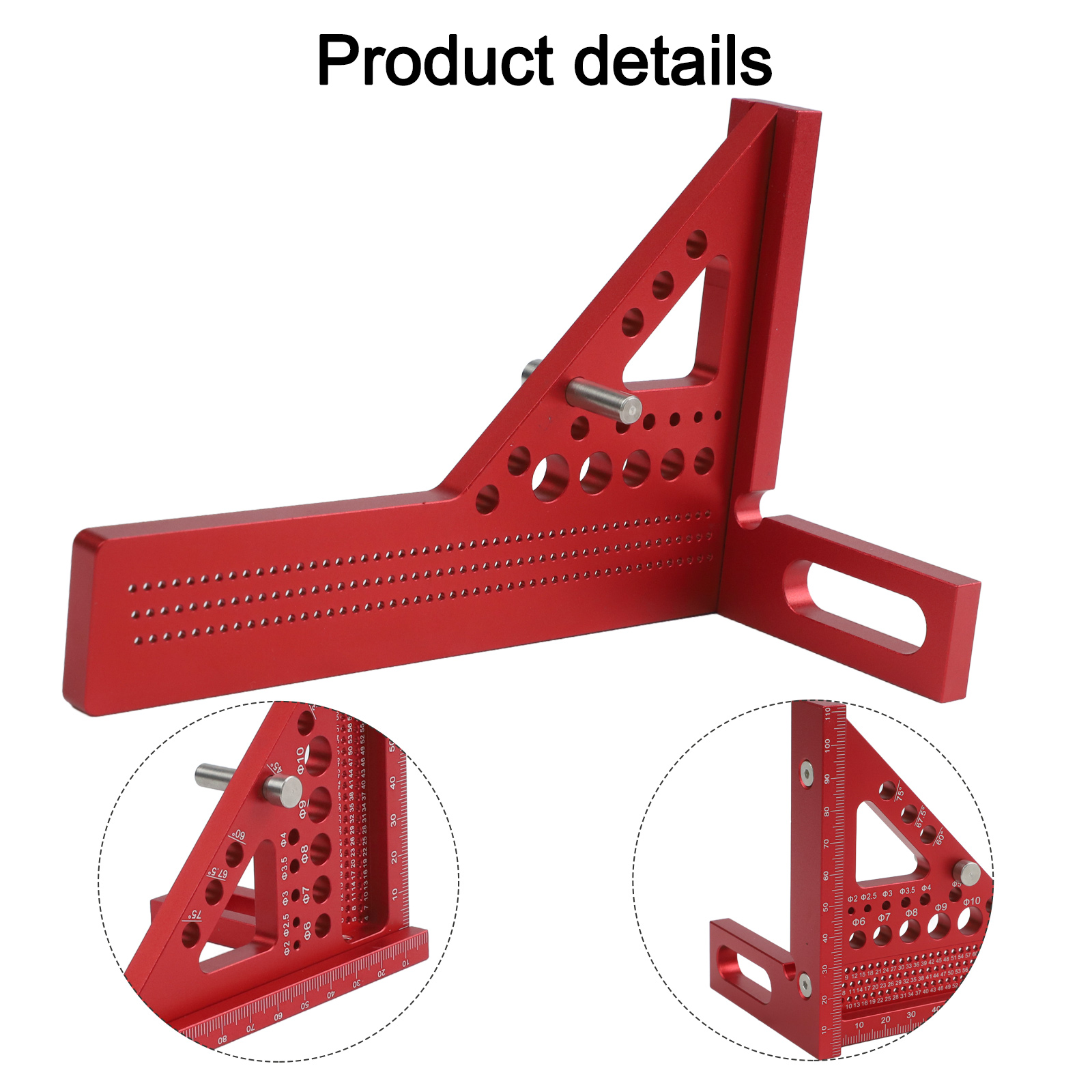Règle d'angle carrée rouge 3D  - Woodworking For Engineers avis et prix