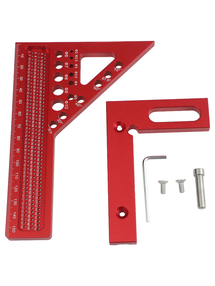 Règle d'angle carrée rouge 3D  - Woodworking For Engineers avis et prix
