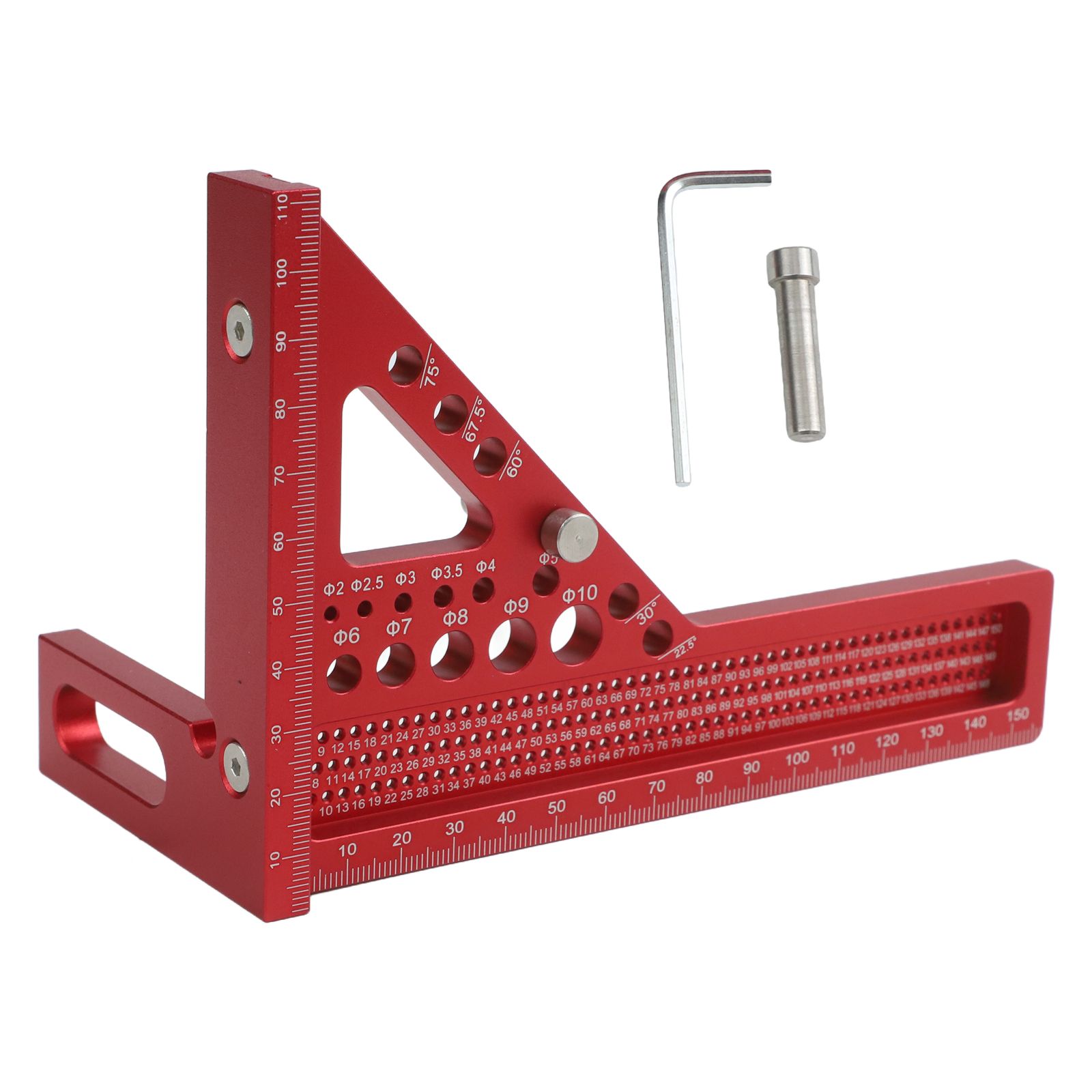Règle d'angle carrée rouge 3D  - Woodworking For Engineers avis et prix