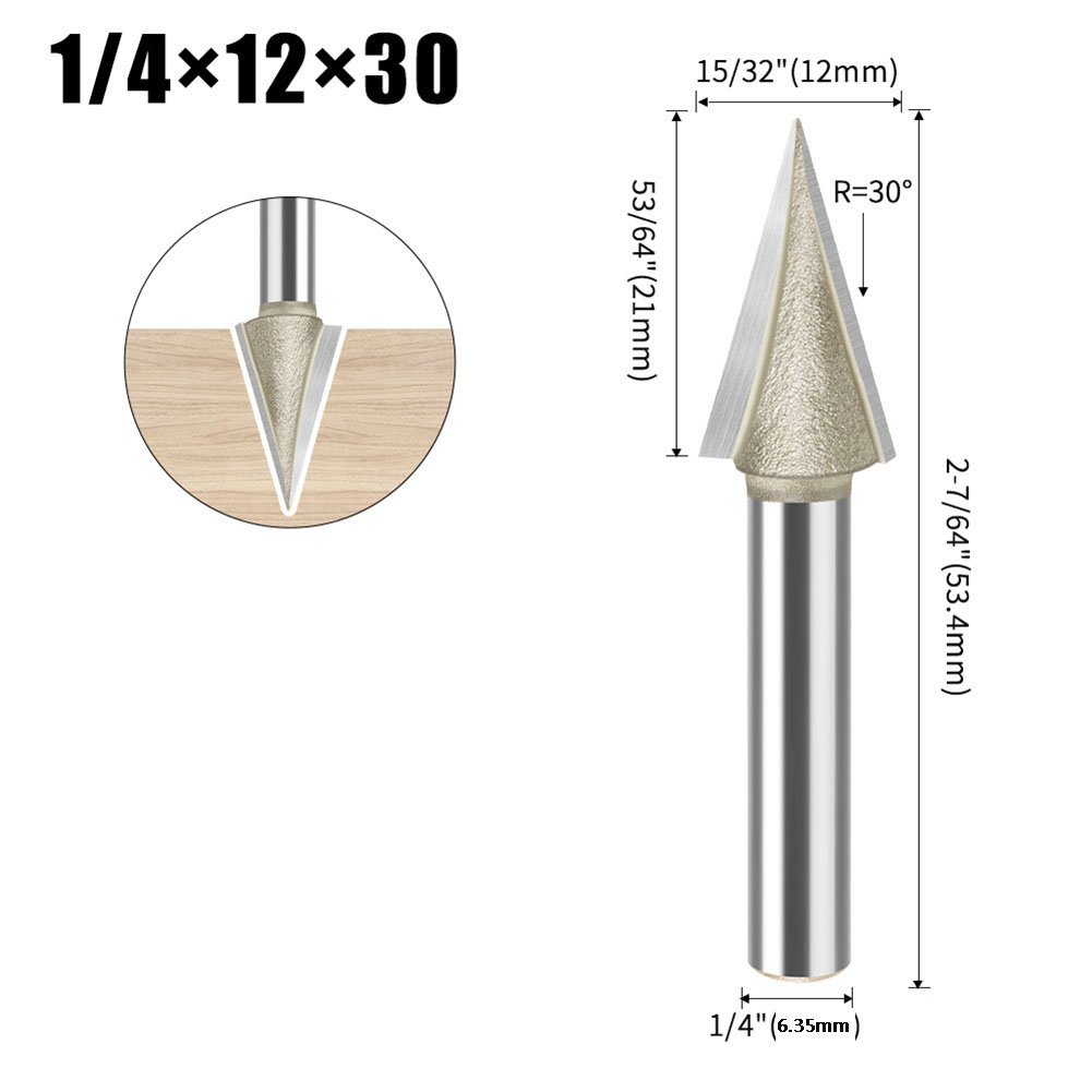 Fraise en V en carbure de 30 d - Woodworking Or Woodworking avis et prix
