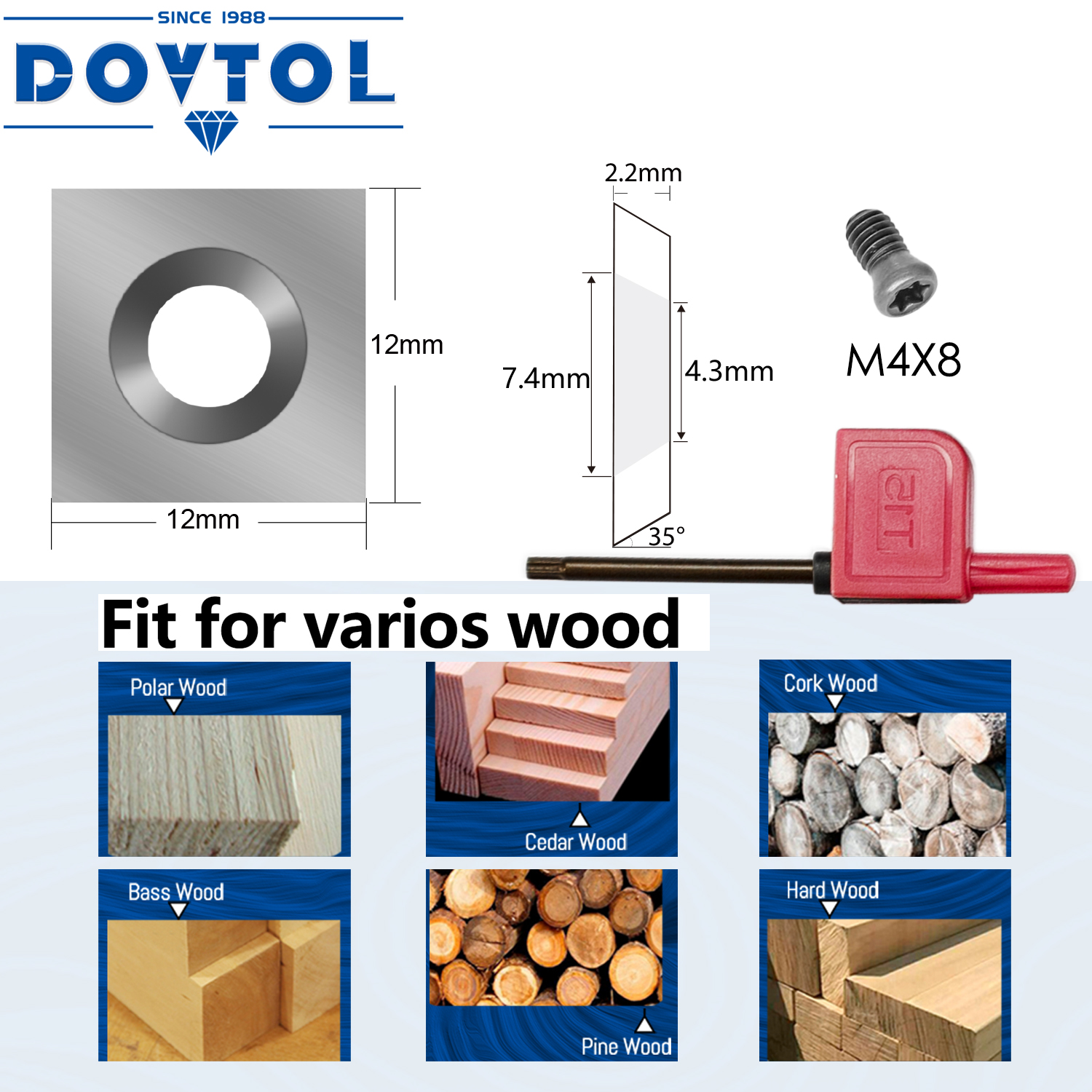 Lames carrées en carbure de tu - Woodworking Or Woodworking avis et prix