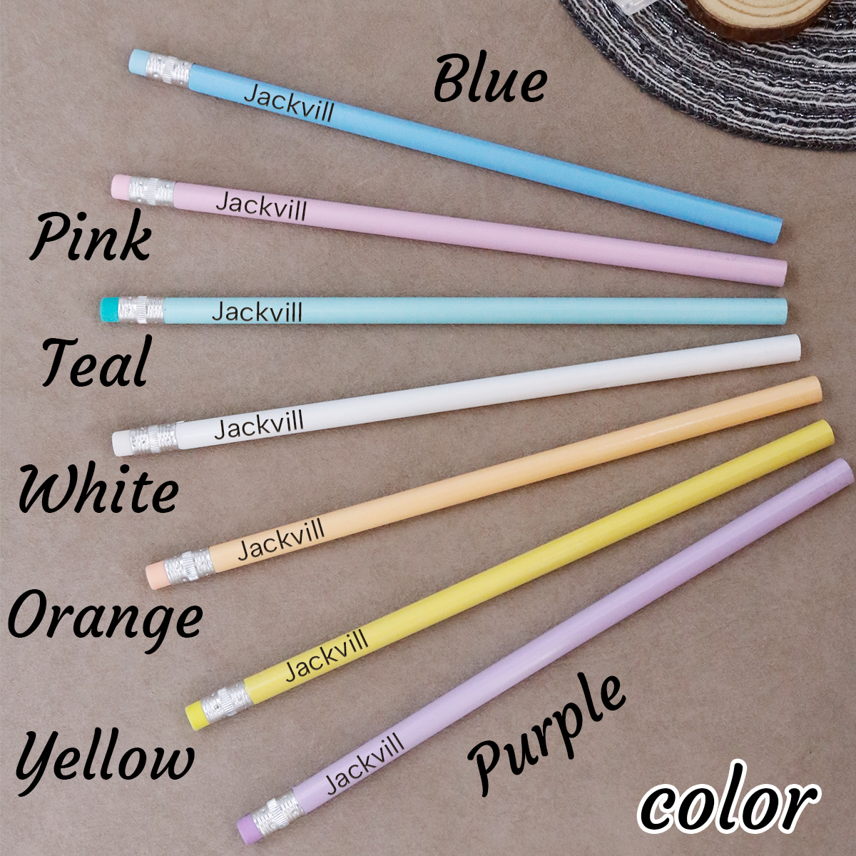 Crayons personnalisés avec tex - Woodworking School avis et prix